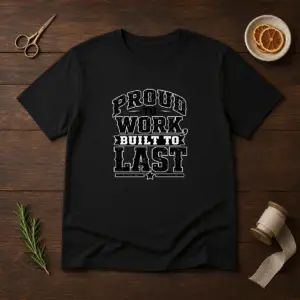 Pretty Labour Day Proud Worker Silhouette Shirt