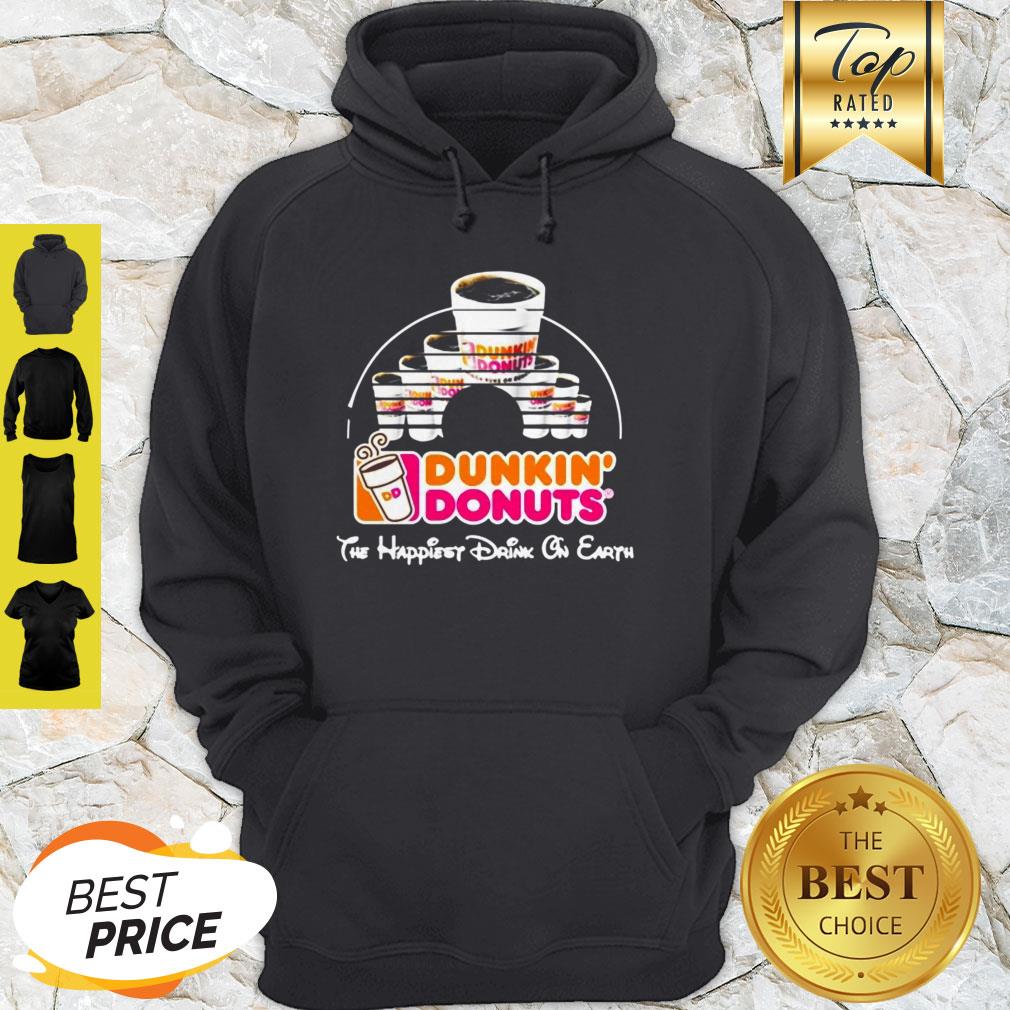 Walt Disney Dunkin’ Donuts The Happiest Drink On Earth Shirt - Image 5