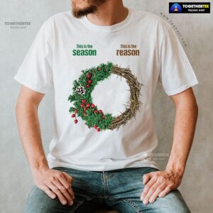Alternative view of This Is The Season This Is The Reason Christmas Ring T-Shirt