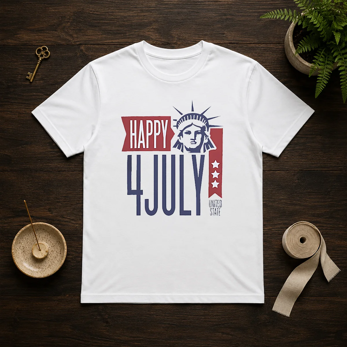 Awesome Happy 4 July Statue Of Liberty United State Shirt