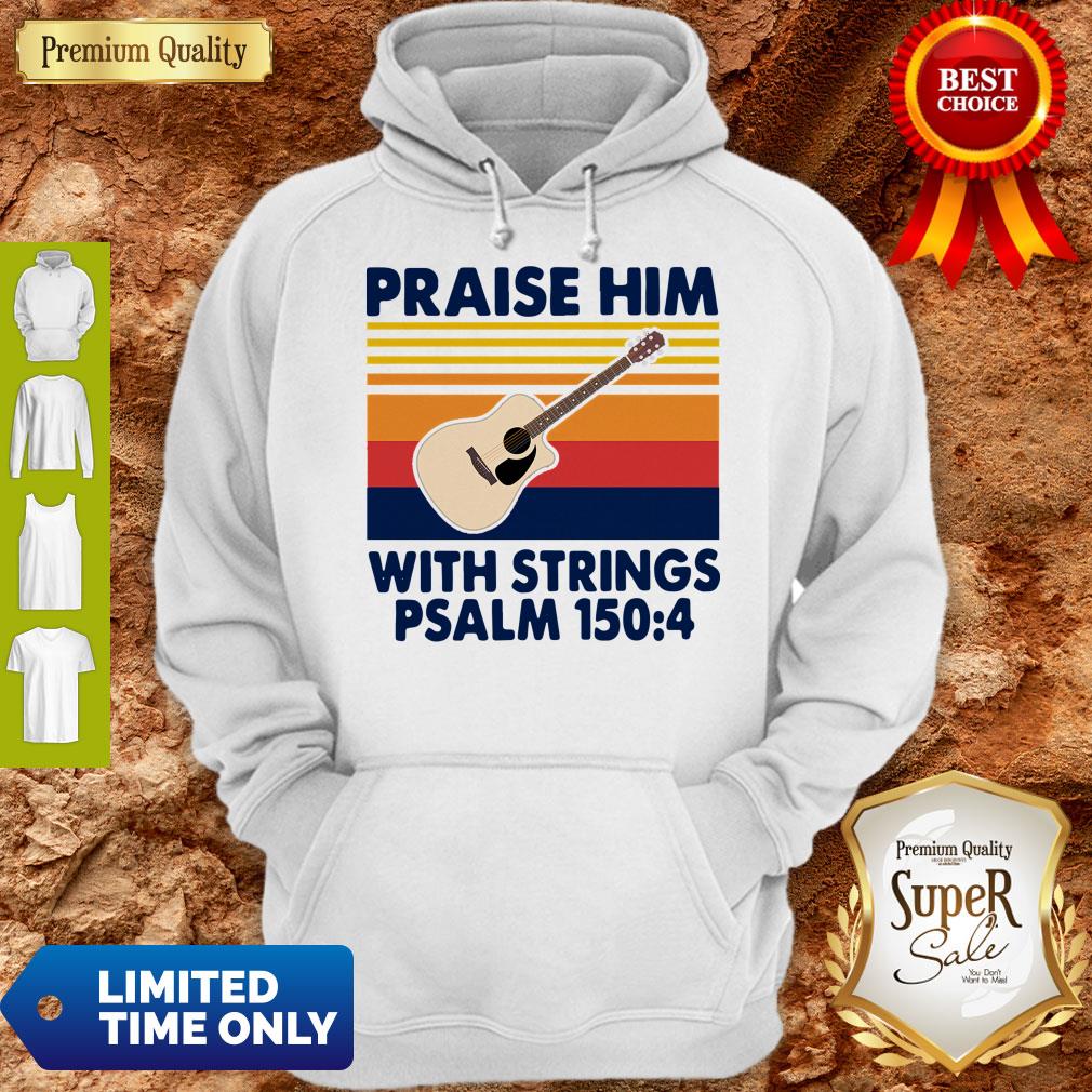 Guitar Praise Him With Strings Psalm 1504 Vintage Shirt - Image 5
