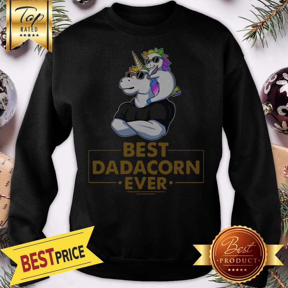 Official Unicorn Best Dadacorn Ever Vintage Shirt - Image 4