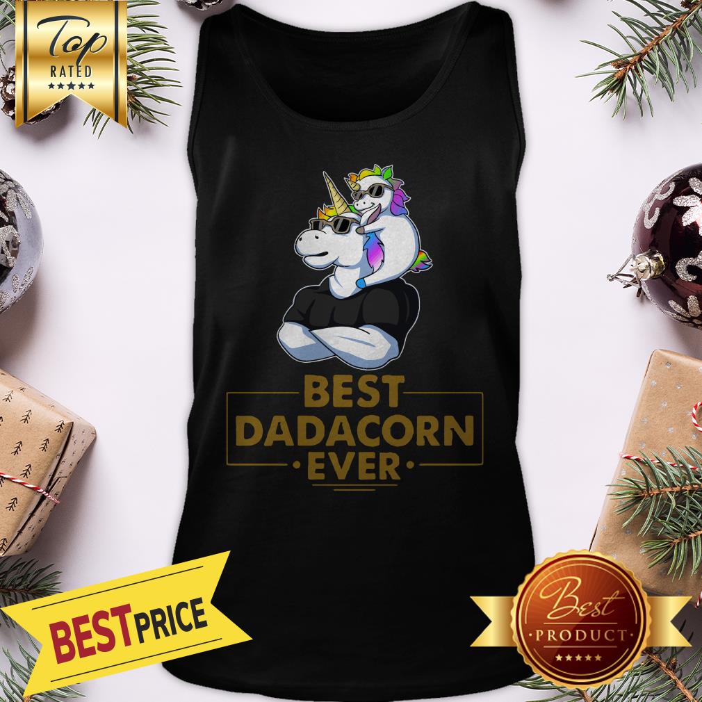 Official Unicorn Best Dadacorn Ever Vintage Shirt - Image 3