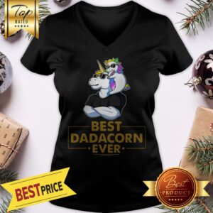Alternative view of Official Unicorn Best Dadacorn Ever Vintage Shirt