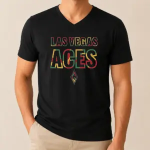 Alternative view of Pretty Las Vegas Aces Juneteenth Logo Shirt
