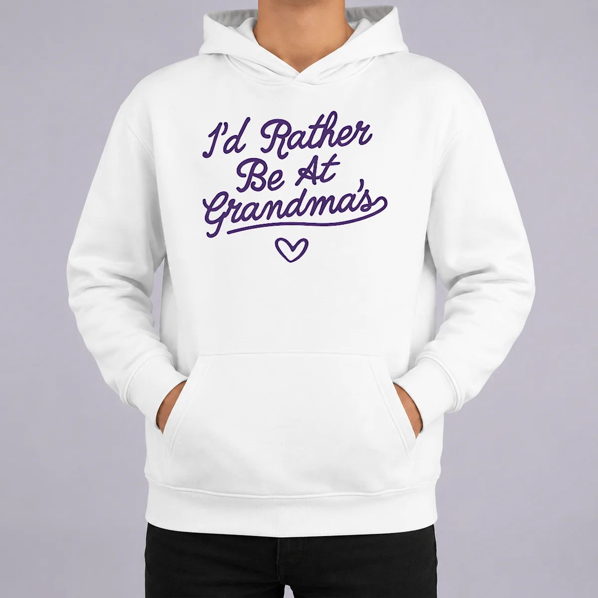 Hot Funny Rather Be At Grandma's Lavender Onesie Shirt - Image 5
