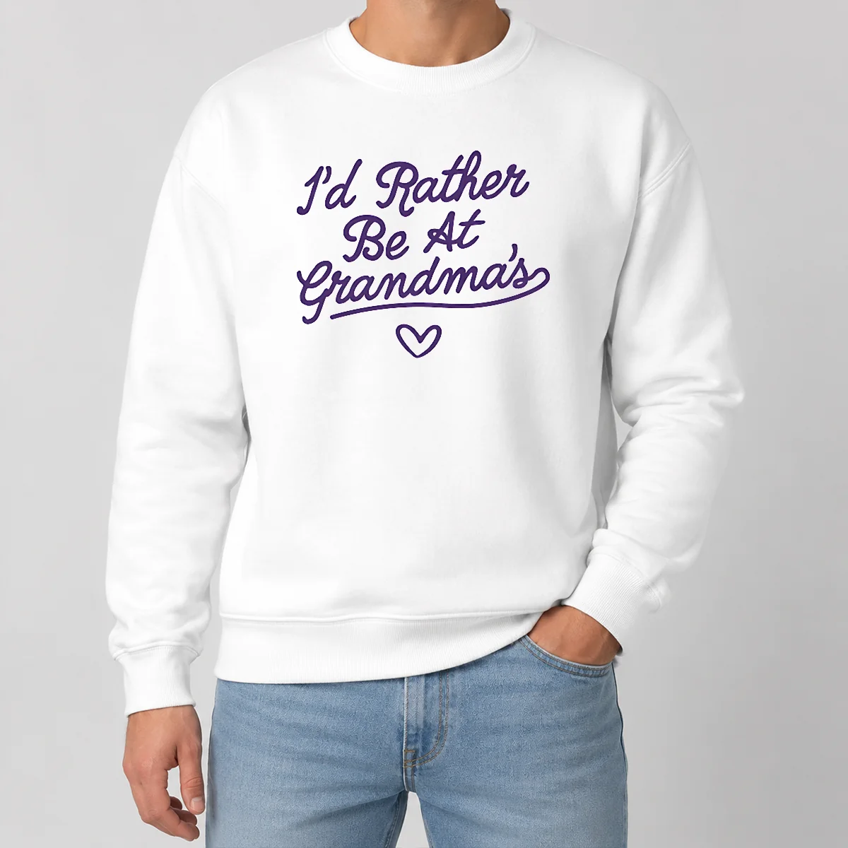 Hot Funny Rather Be At Grandma's Lavender Onesie Shirt - Image 7