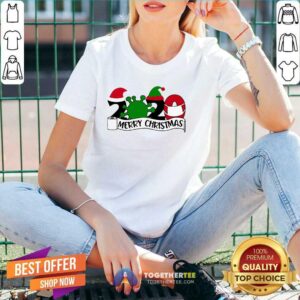 Alternative view of Nice 2020 Mask Quarantine Toilet Paper Merry Christmas Shirt