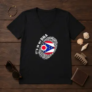 Alternative view of Nice Ohio It'S In My DNA Shirt