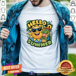 Top Hello Summer On Champions T-Shirt