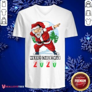 Pretty Merry Christmas 2020 Dabbing Santa Claus Shirt