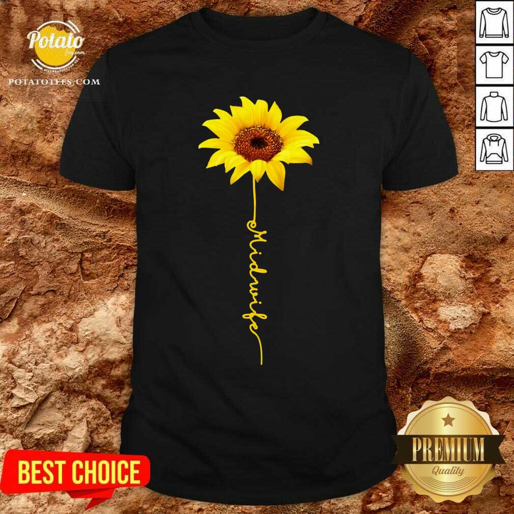 Pretty Midwife Sunflower Shirt