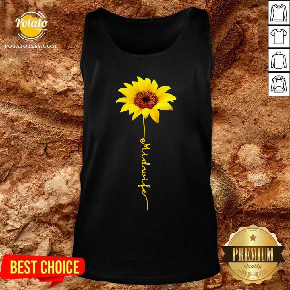 Pretty Midwife Sunflower Shirt - Image 3