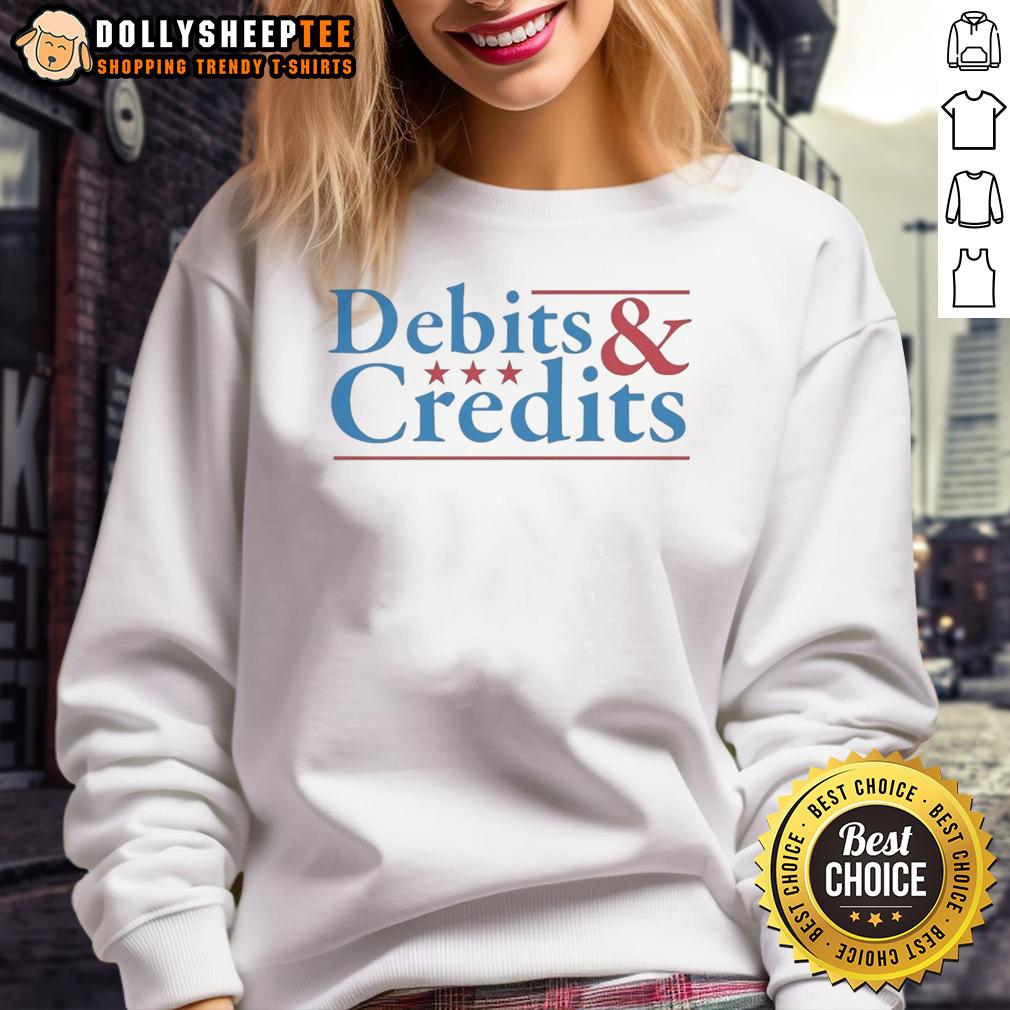 Original Debits And Credits Logo T-Shirt - Image 5