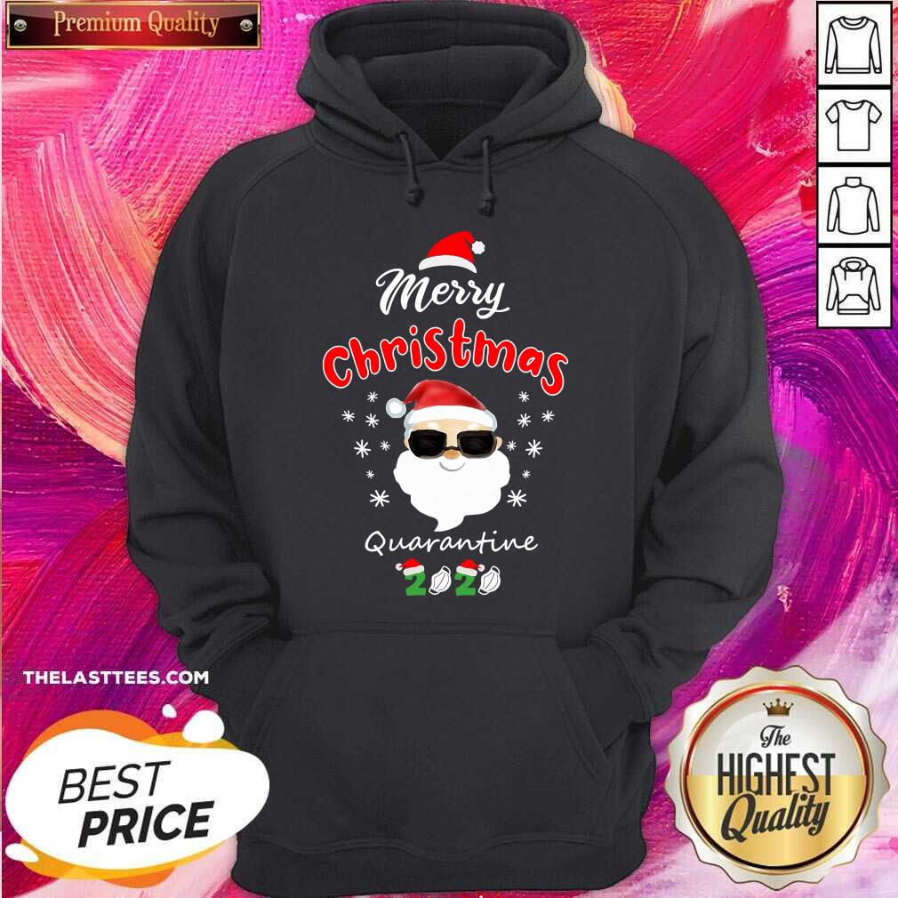 Good Merry Christmas Quarantine Santa Wear Sunglasses 2020 Family Matching Shirt - Image 5