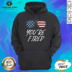 Alternative view of Official You’re Fired Glass American Flag Shirt