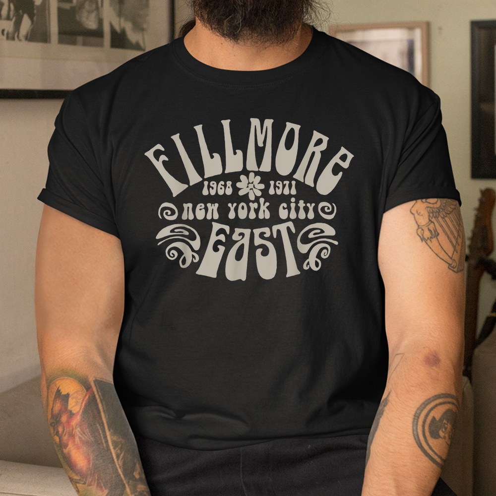 Fillmore 1968 1971 New York City East Embody Peace And Love Shirt - Image 3