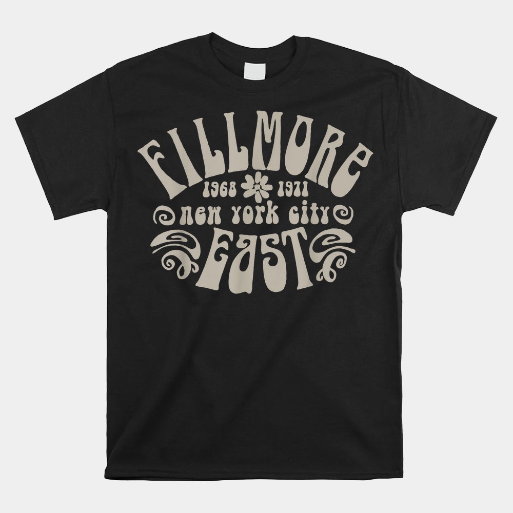 Fillmore 1968 1971 New York City East Embody Peace And Love Shirt - Image 4