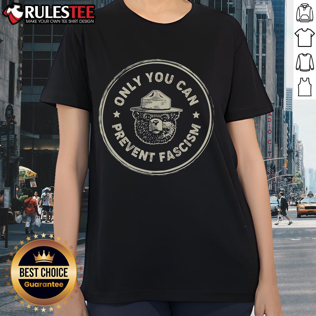 Premium Vintage Resist Only You Can Prevent Fascism T-Shirt - Image 3