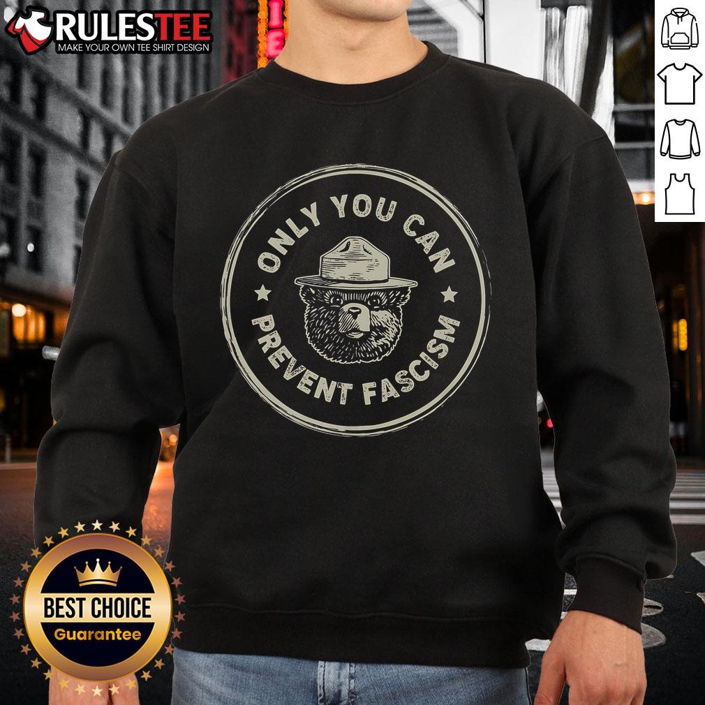 Premium Vintage Resist Only You Can Prevent Fascism T-Shirt - Image 5