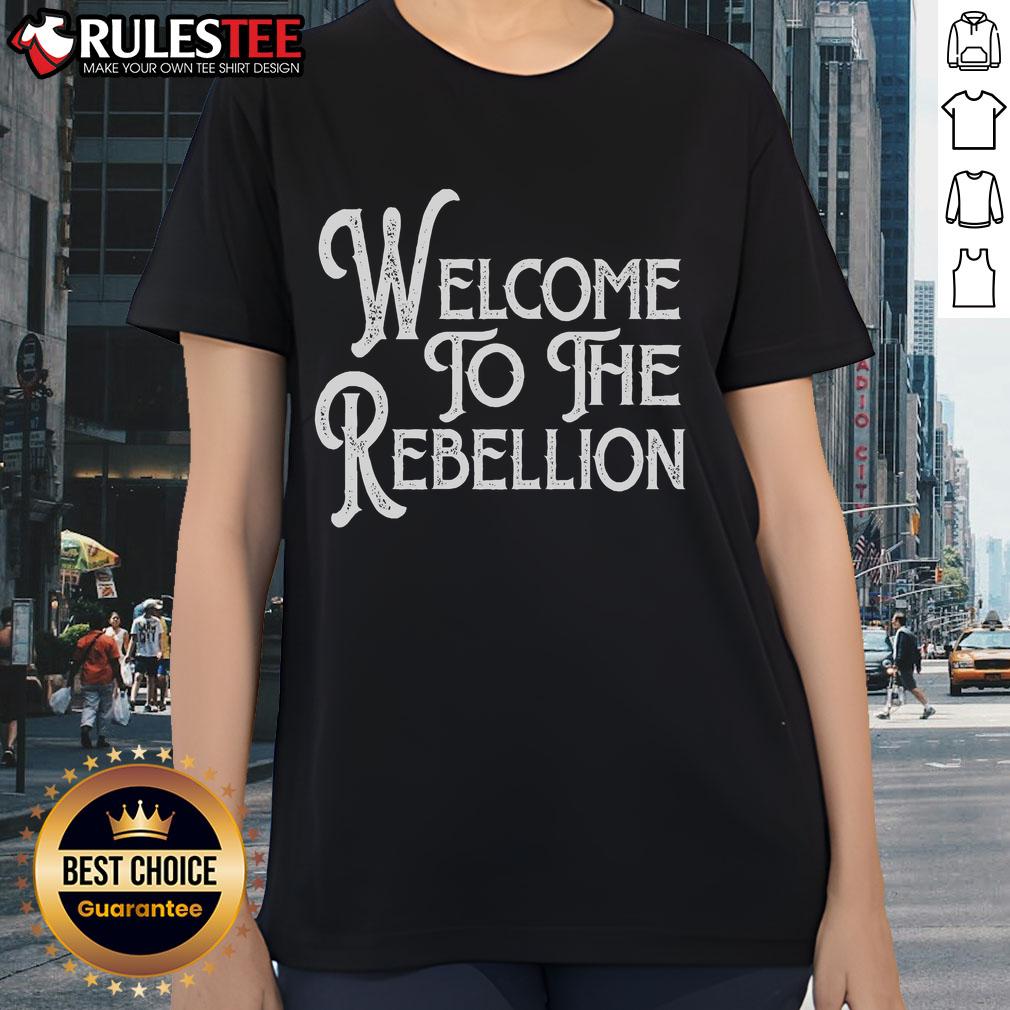 Premium Vintage Style Welcome To The Rebellion T-Shirt - Image 3