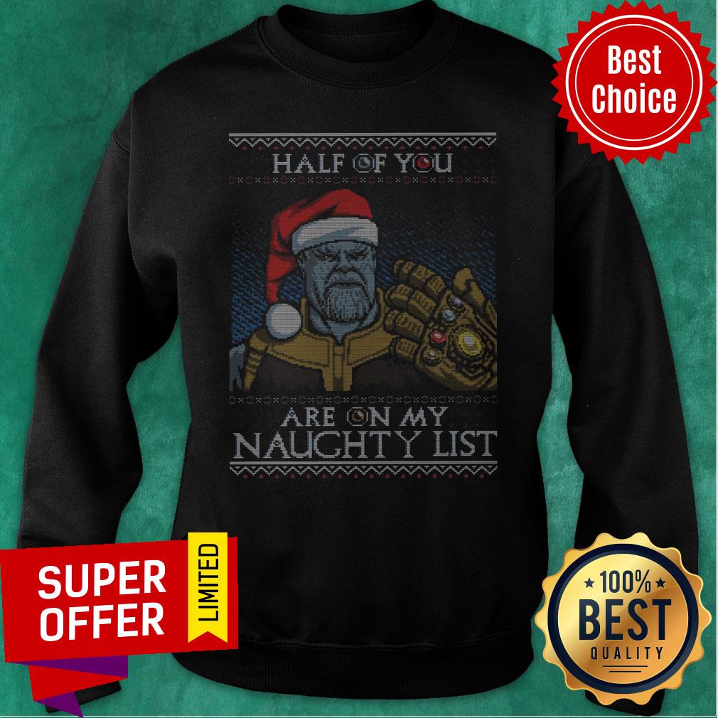 Top Half Of You Are On My Naughty List Shirt - Image 2