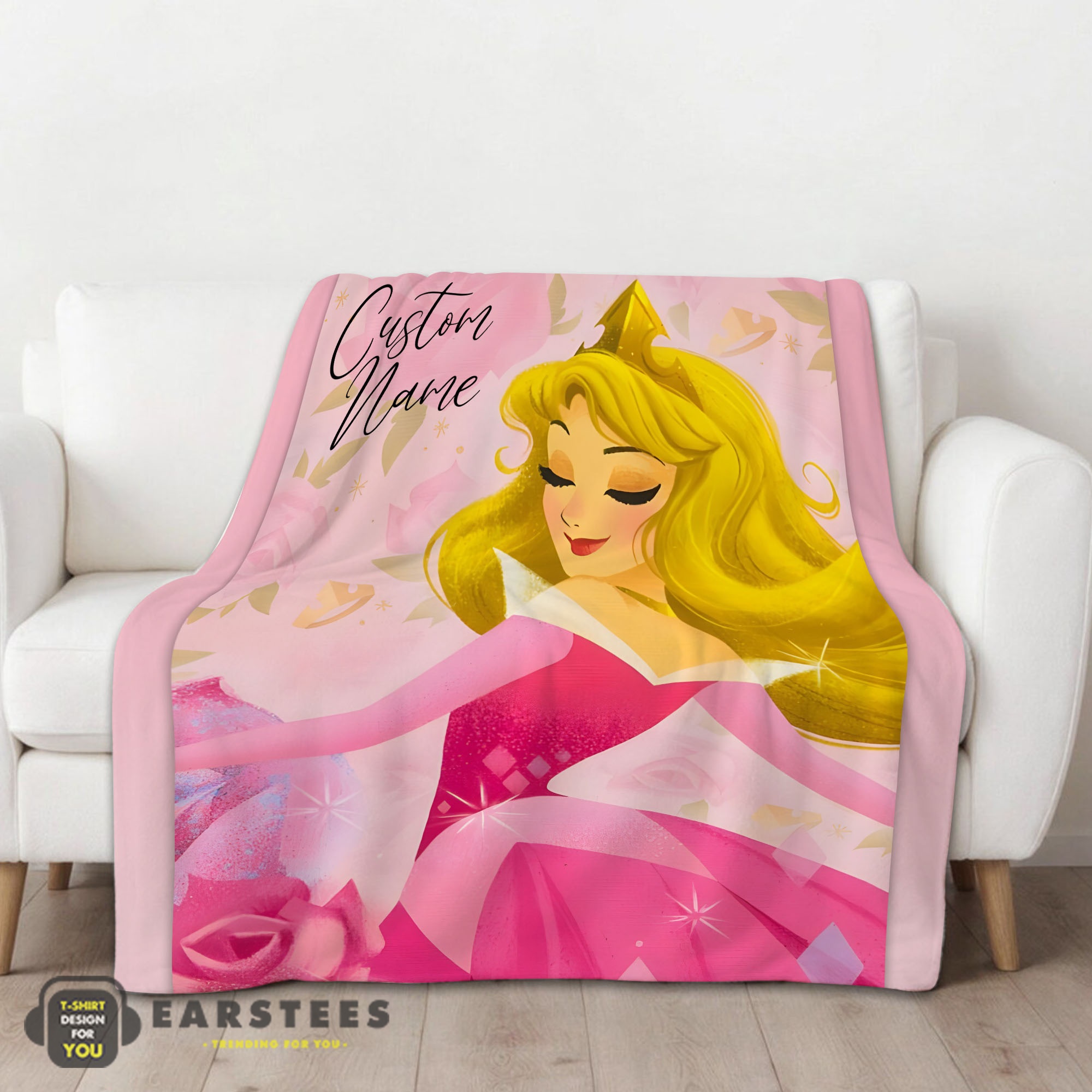 Good Disney Sleeping Beauty Aurora Princess Blanket Fleece Customized Blanket - Image 2