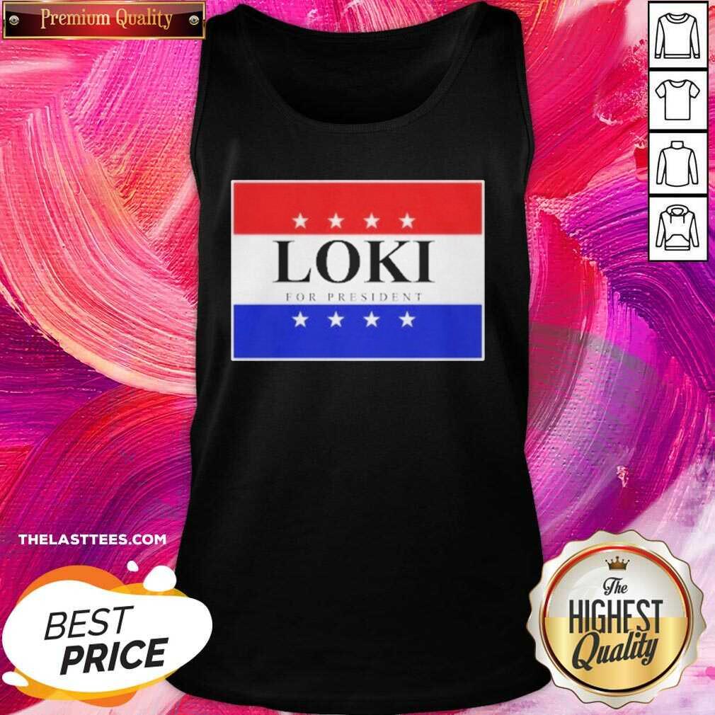 Official Loki For President 2020 Shirt - Image 3