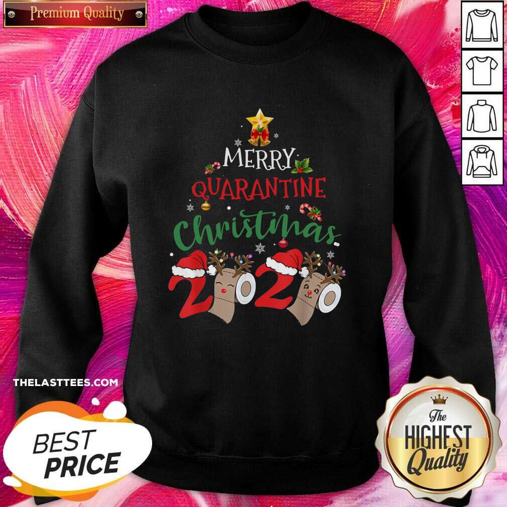 Official Merry Quarantine Christmas 2020 Shirt - Image 3