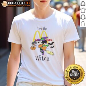 Pretty Minnie Mouse I’m The McDonald’s Witch Trick Or Treat Halloween T-Shirt