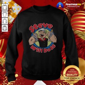 Alternative view of Funny Nelk Boys Red Stevewilldoit Cartoon Shirt