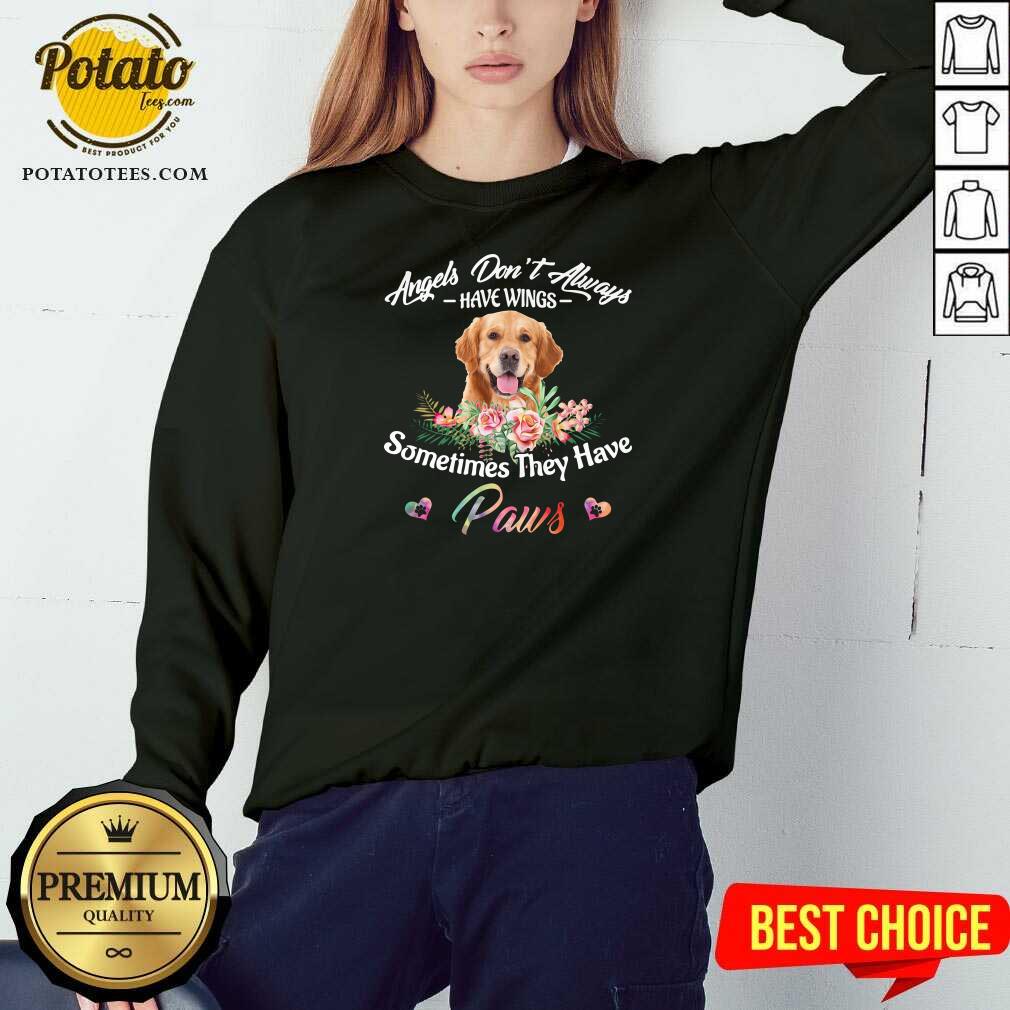 Awesome Angels Don’t Always Have Wings Yorkshire Terrier Sometimes They Have Paws Shirt - Image 4