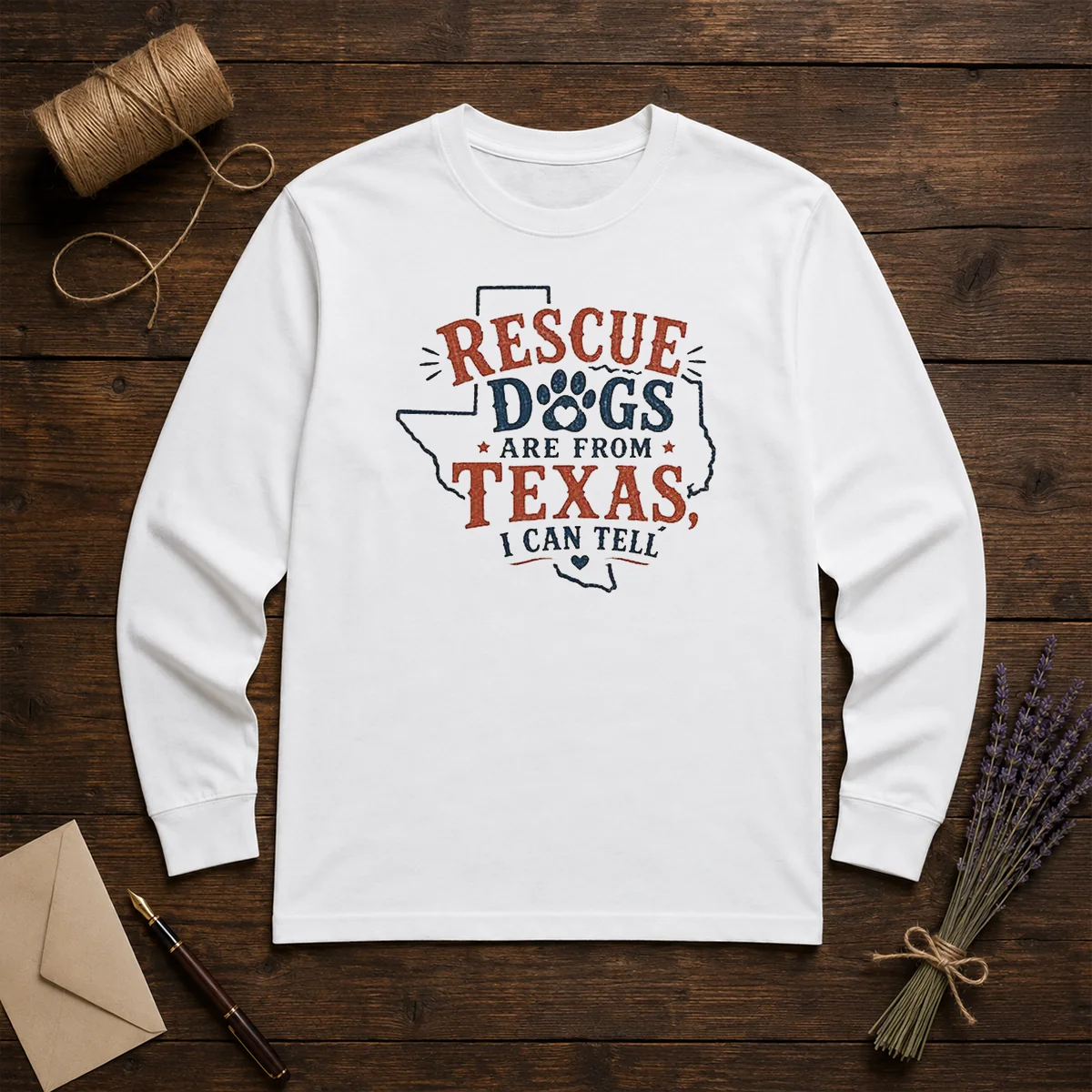 Top Rescue Dogs Are From Texas I Can Tell Shirt - Image 5