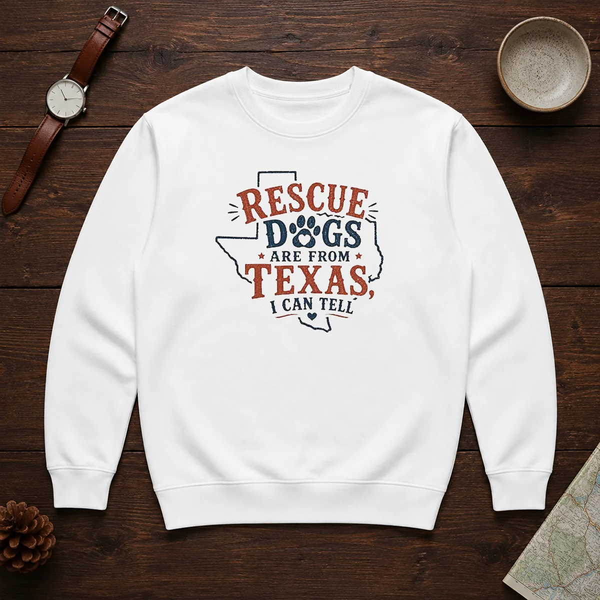 Top Rescue Dogs Are From Texas I Can Tell Shirt - Image 7