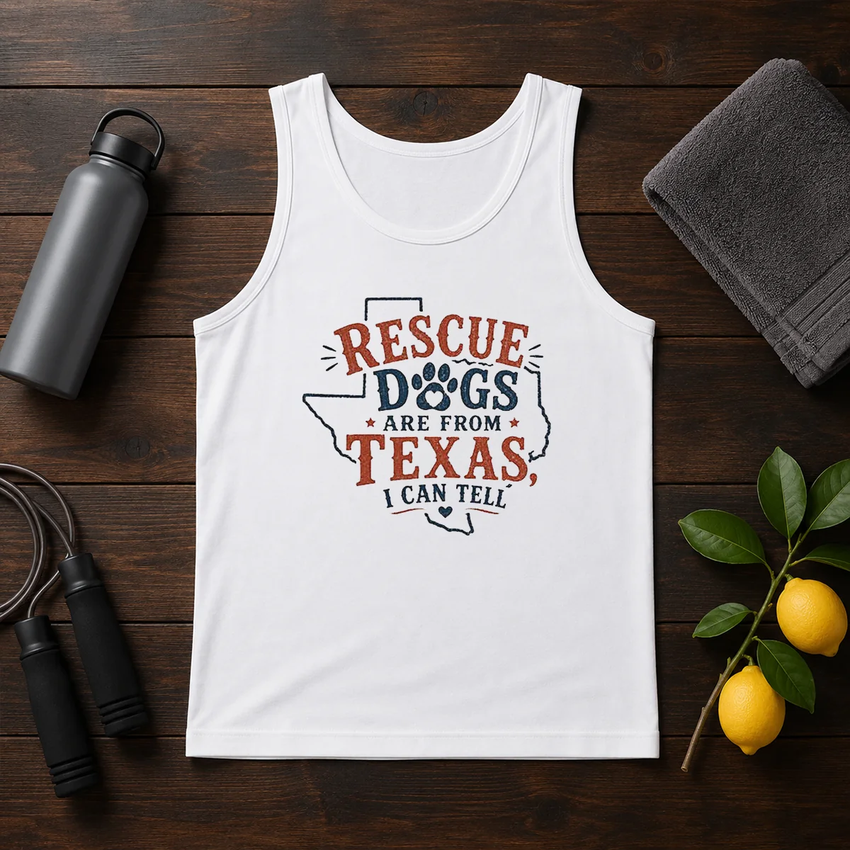Top Rescue Dogs Are From Texas I Can Tell Shirt - Image 3