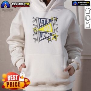 Alternative view of Official Let's Go Detroit Lions T-Shirt