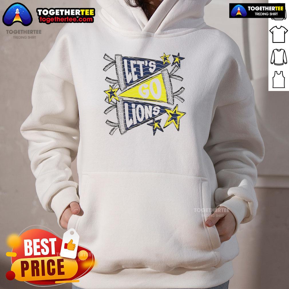 Official Let's Go Detroit Lions T-Shirt - Image 2