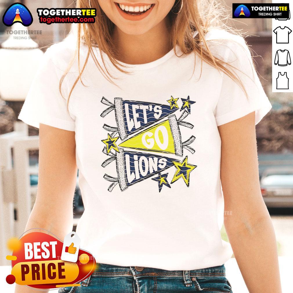 Official Let's Go Detroit Lions T-Shirt - Image 3