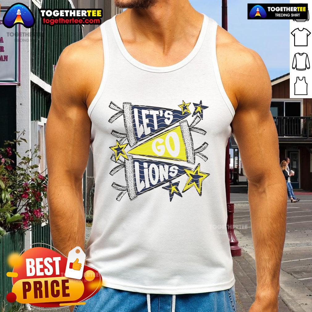 Official Let's Go Detroit Lions T-Shirt - Image 4