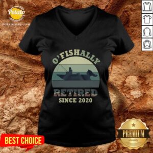 Alternative view of Funny O’ Fishally Retired Since 2020 Vintage Shirt