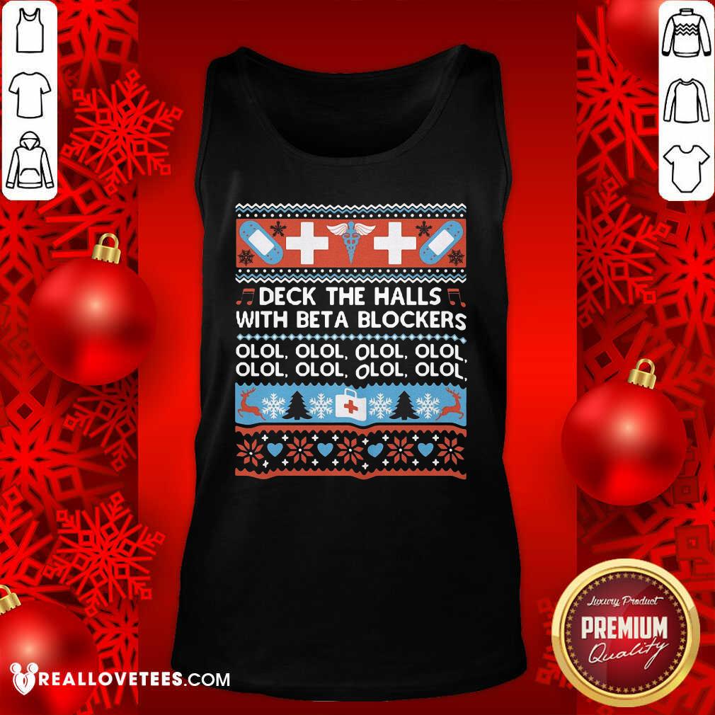 Premium Deck The Halls With Bet A Blockers Shirt - Image 2