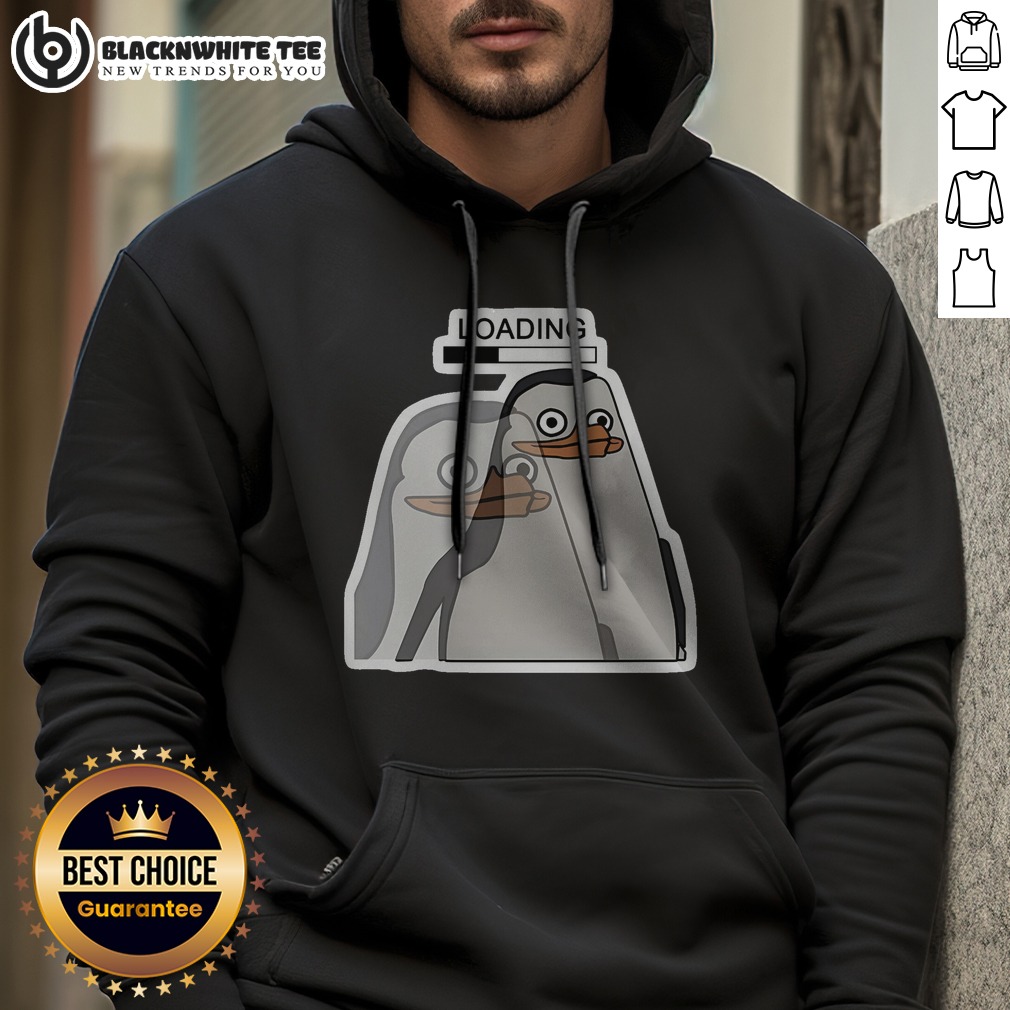 Funny Brain Buffering Slow Loading Penguin Shirt - Image 2
