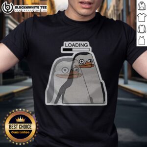 Funny Brain Buffering Slow Loading Penguin Shirt