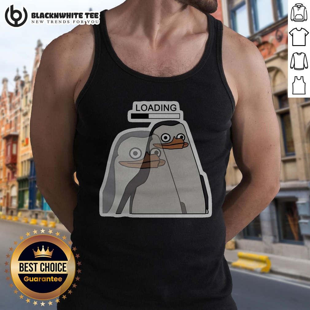 Funny Brain Buffering Slow Loading Penguin Shirt - Image 5