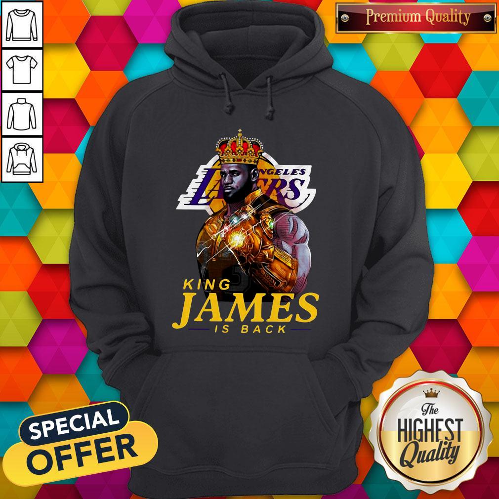 Funny Los Angeles Lakers King James Is Back Shirt - Image 5
