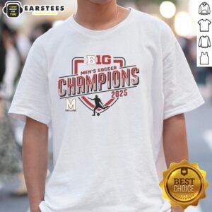 Premium Maryland Terrapins 2025 Big Ten Men's Soccer Regular Season Champions T-Shirt