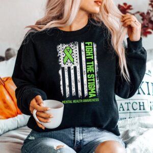 Alternative view of Mental Health Awareness Month Of May Fight The Stigma Shirt