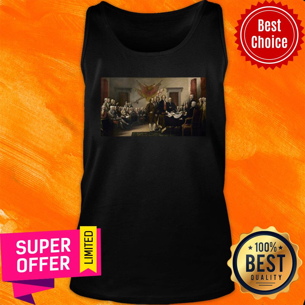 Awesome Declaration Of Independence Signing Shirt - Image 3
