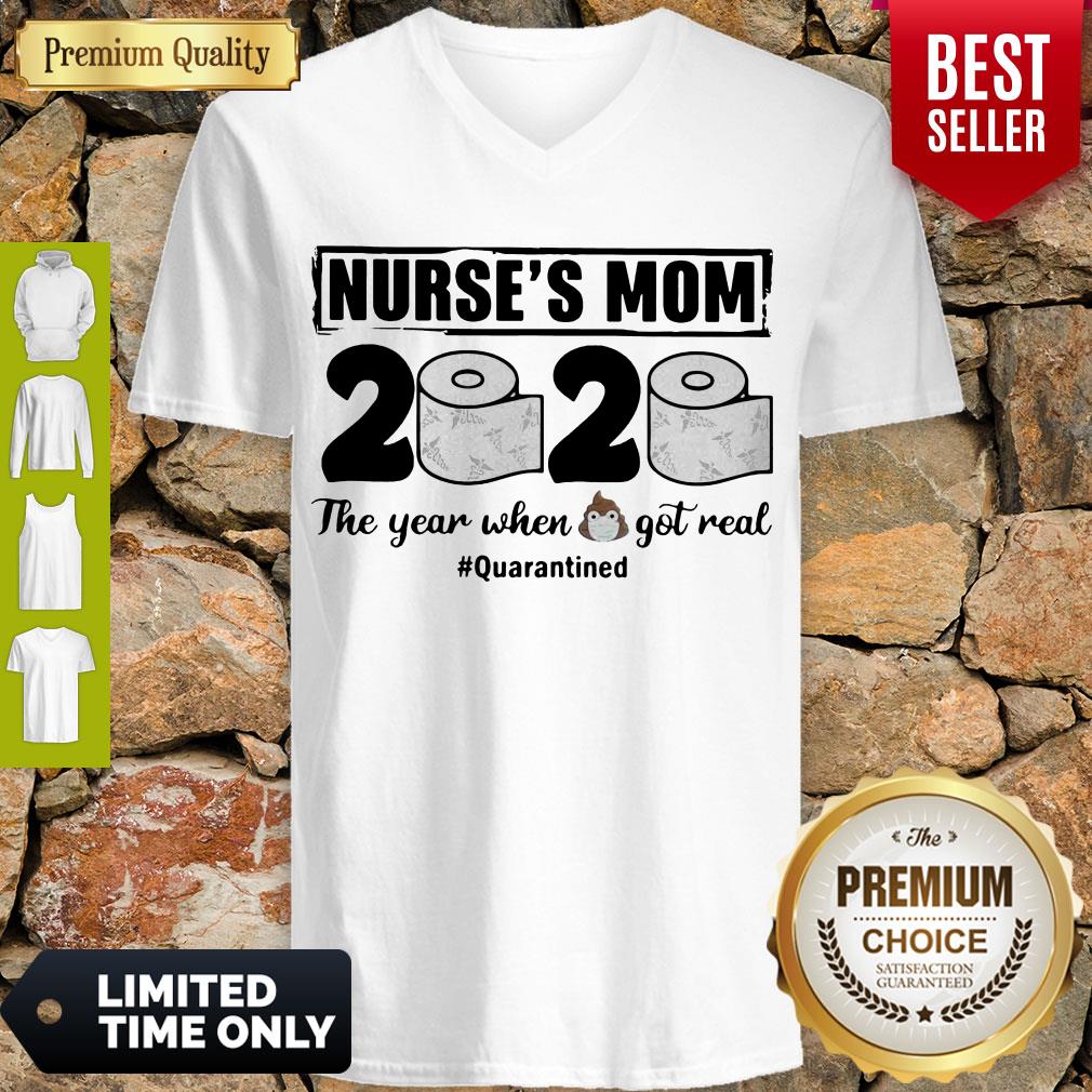 Good Nurses Mom 2020 The Year When Shit Got Real Quarantined Toilet Paper Mask Covid19 Shirt - Image 2
