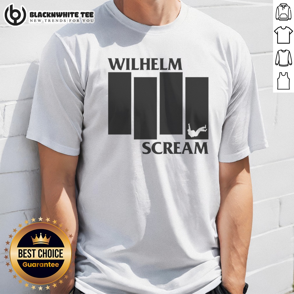 Top Wilhelm Scream Black Flag Shirt